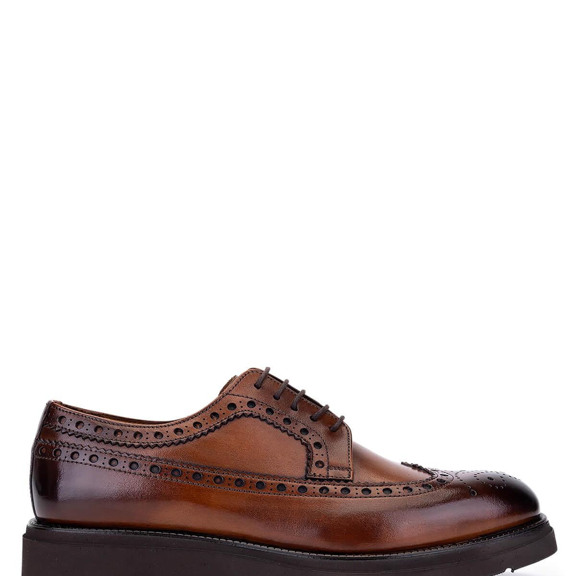 Tamer Tanca Erkek Hakiki Deri Taba Casual Ayakkabı