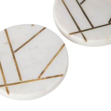  BRASS MERMER COASTER SET - 2Lİ