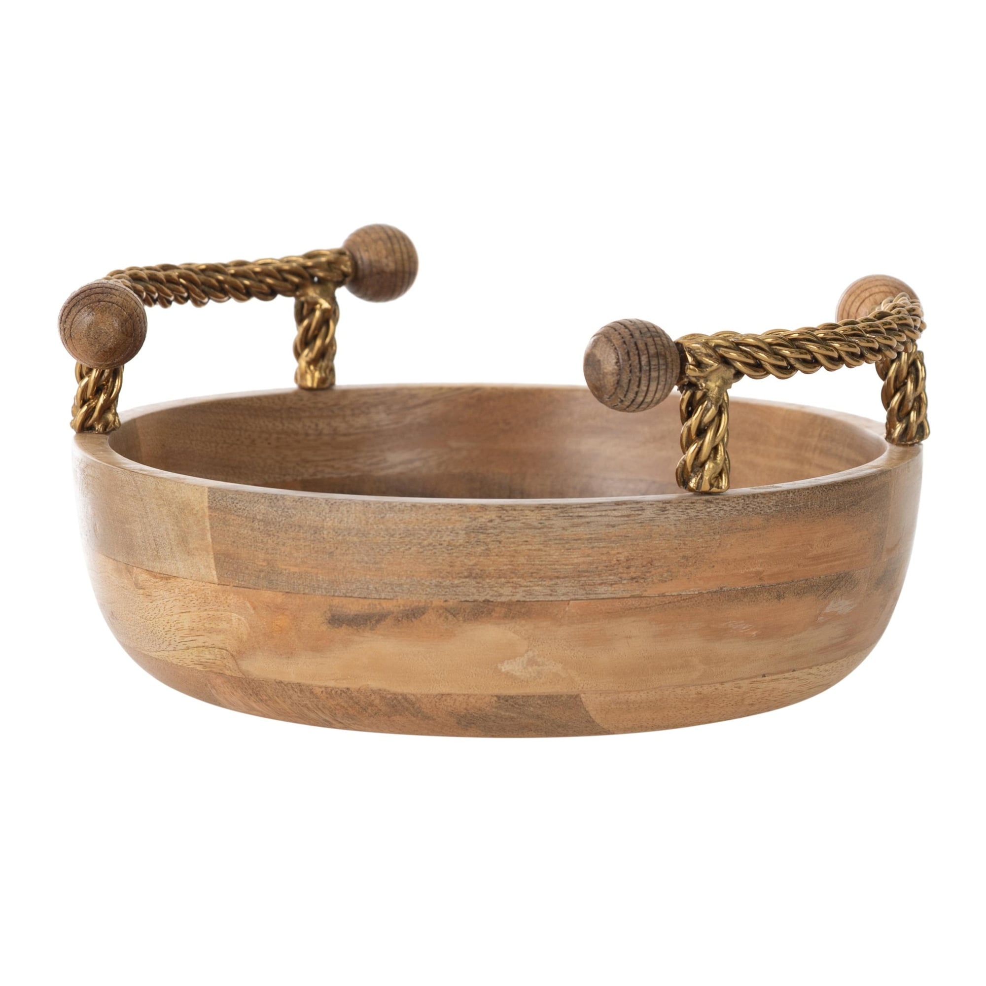 WOODEN DEKORATİF KASE 25 CM