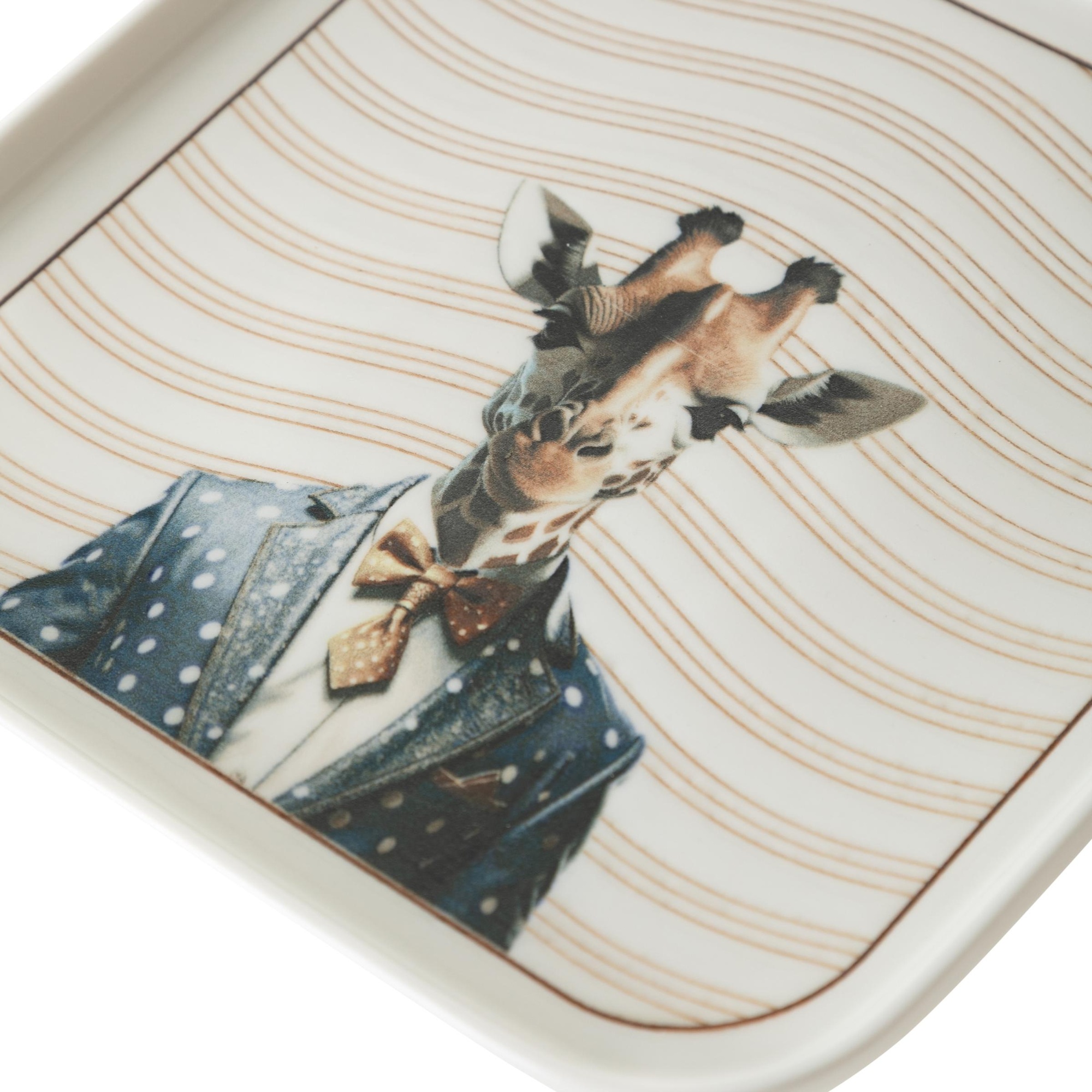 ICONIC KARE TABAK 22CM-GIRAFFE