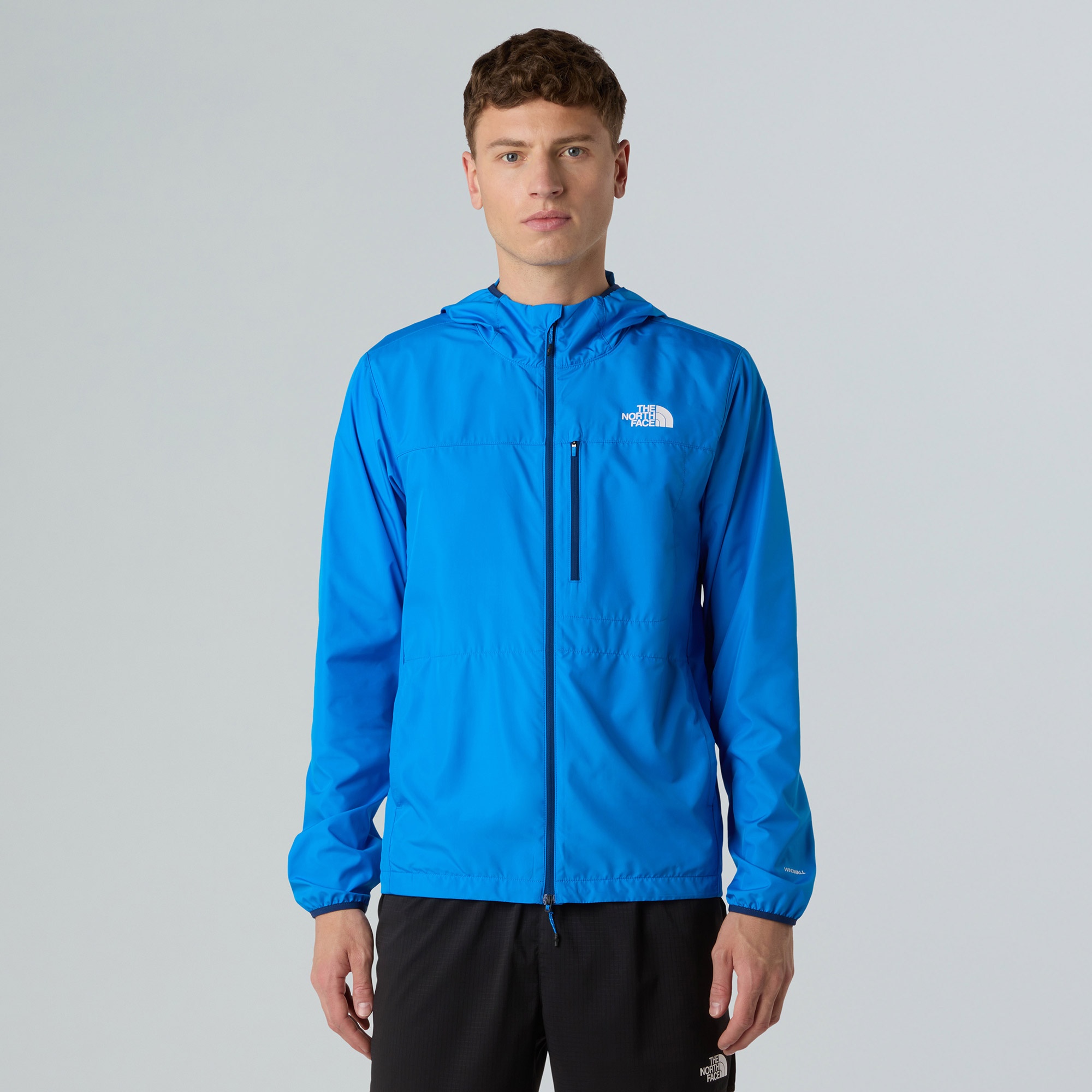 The North Face Higher Run Wind Erkek Mavi Koşu Ceketi