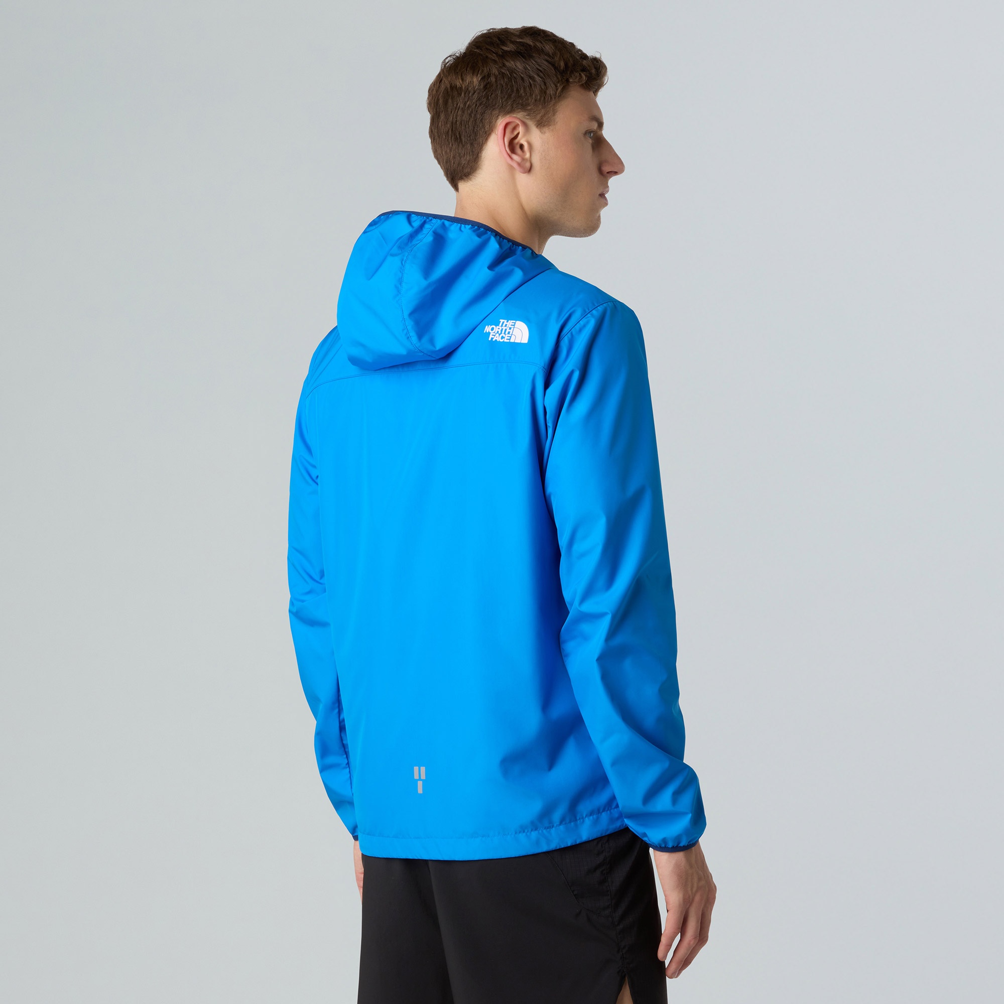 The North Face Higher Run Wind Erkek Mavi Koşu Ceketi