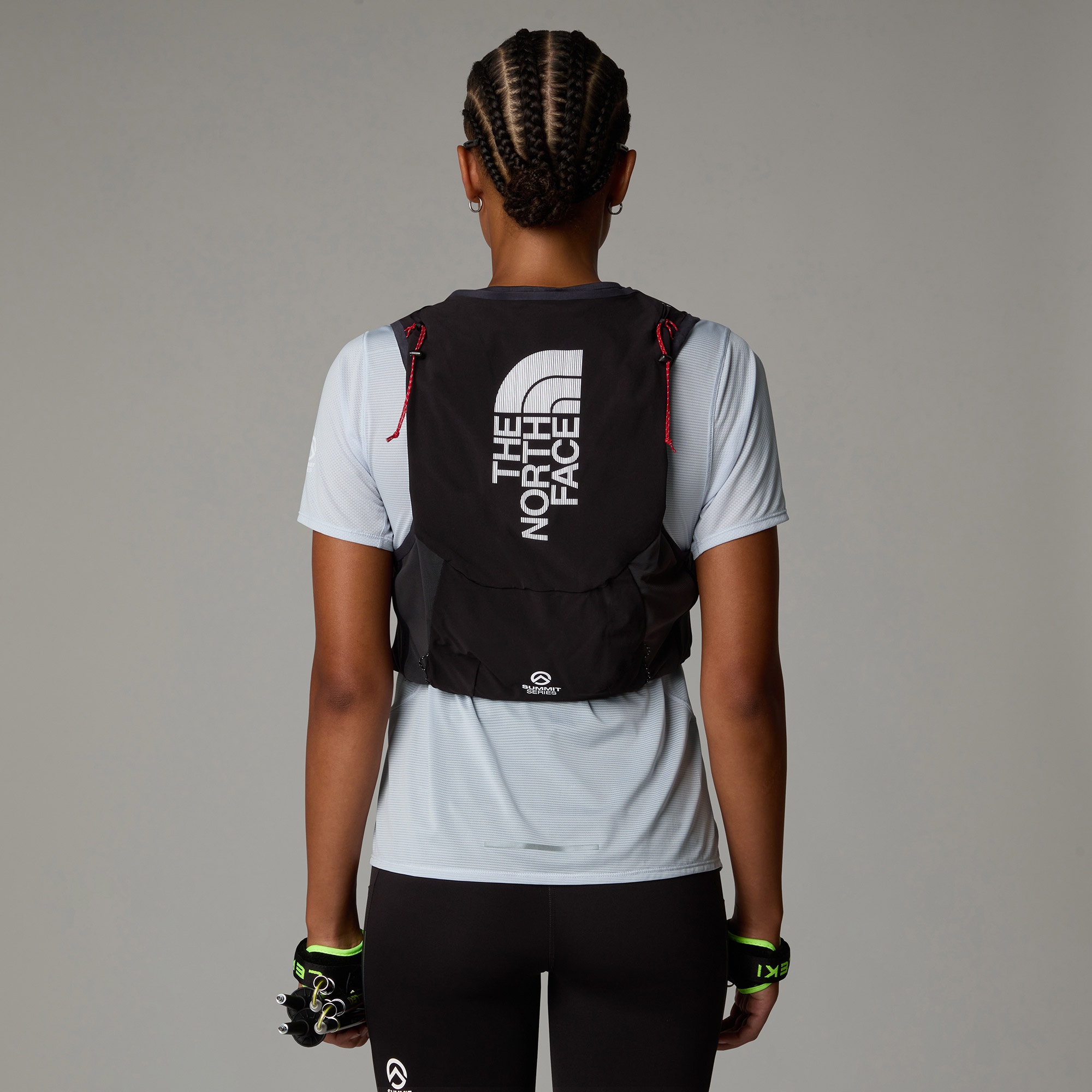 The North Face Summit Run Vest 10 Unisex Siyah Koşu Yeleği