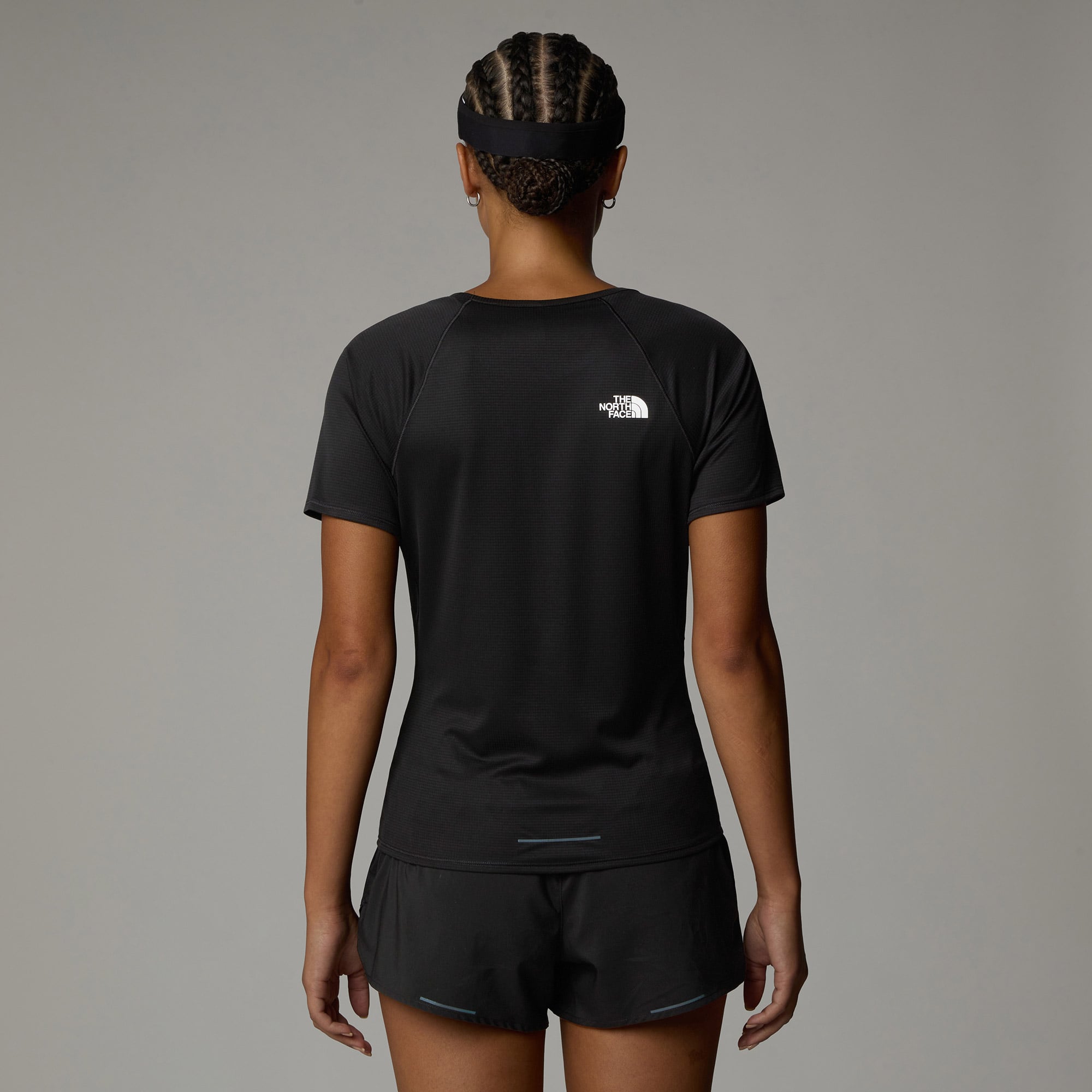 The North Face Sunriser S/S Kadın Siyah Koşu T-Shirt