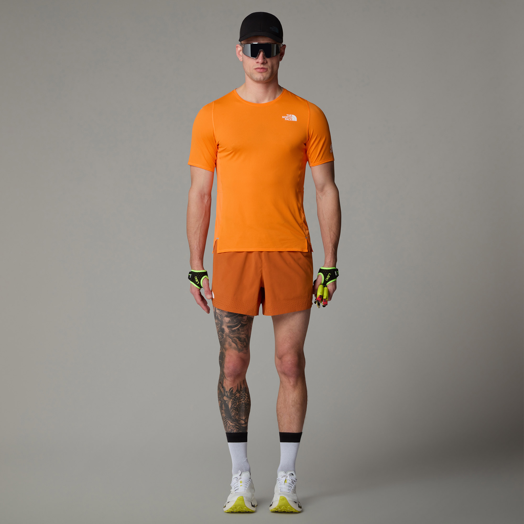 The North Face Summit High Trail Ss Erkek Turuncu Koşu T-Shirt