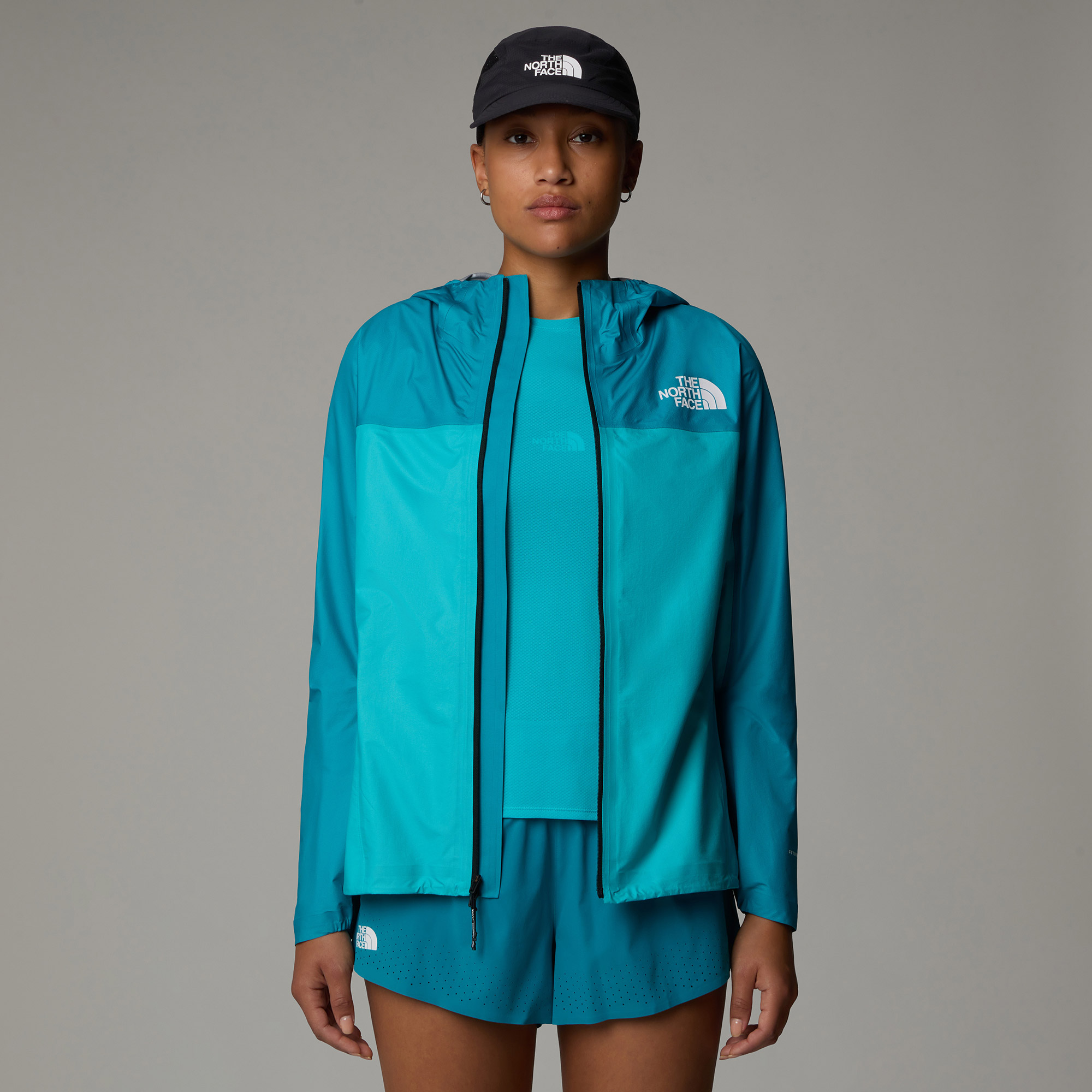 The North Face Summit Superior Futurelight Kadın Mavi Koşu Ceketi