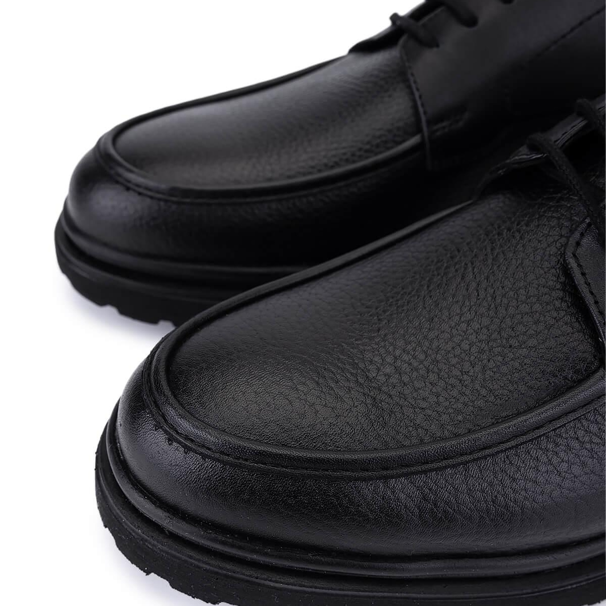 Tamer Tanca Erkek Hakiki Deri Siyah Casual Ayakkabı