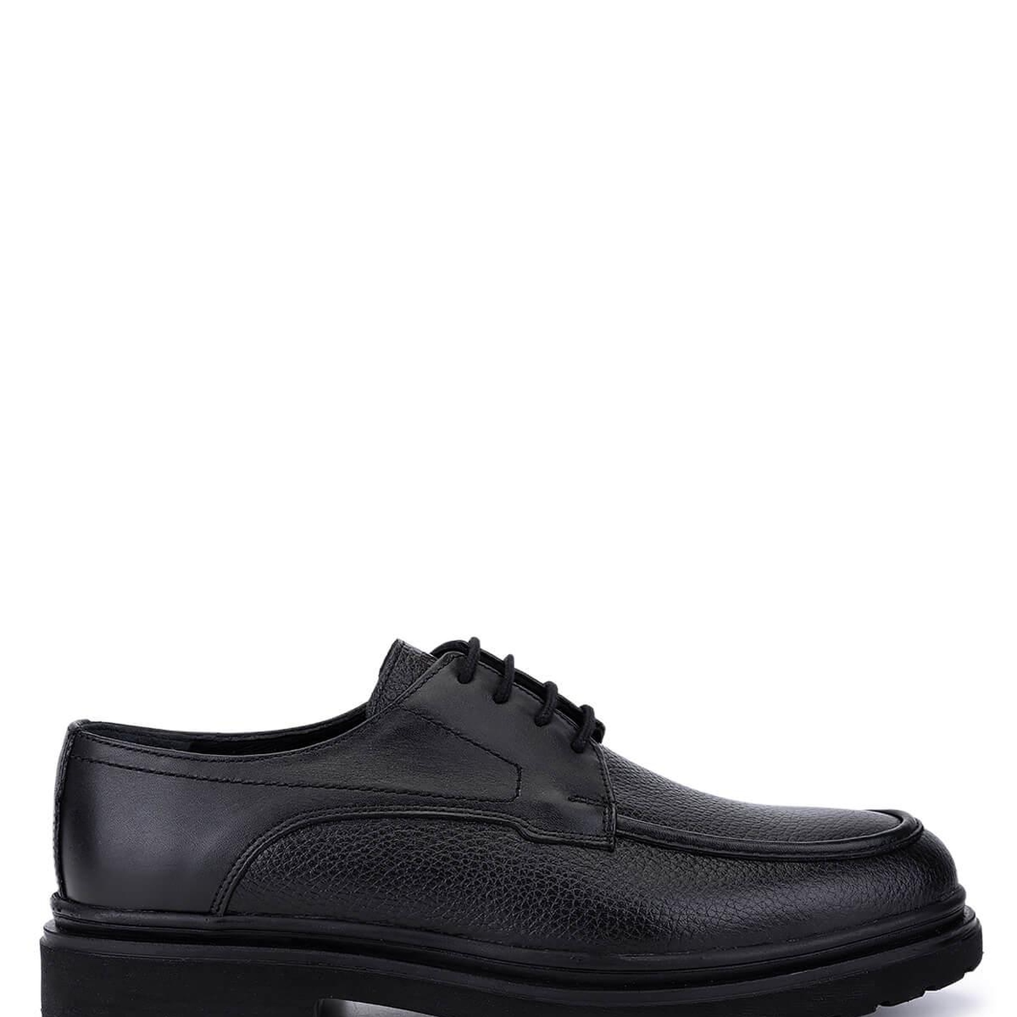 Tamer Tanca Erkek Hakiki Deri Siyah Casual Ayakkabı