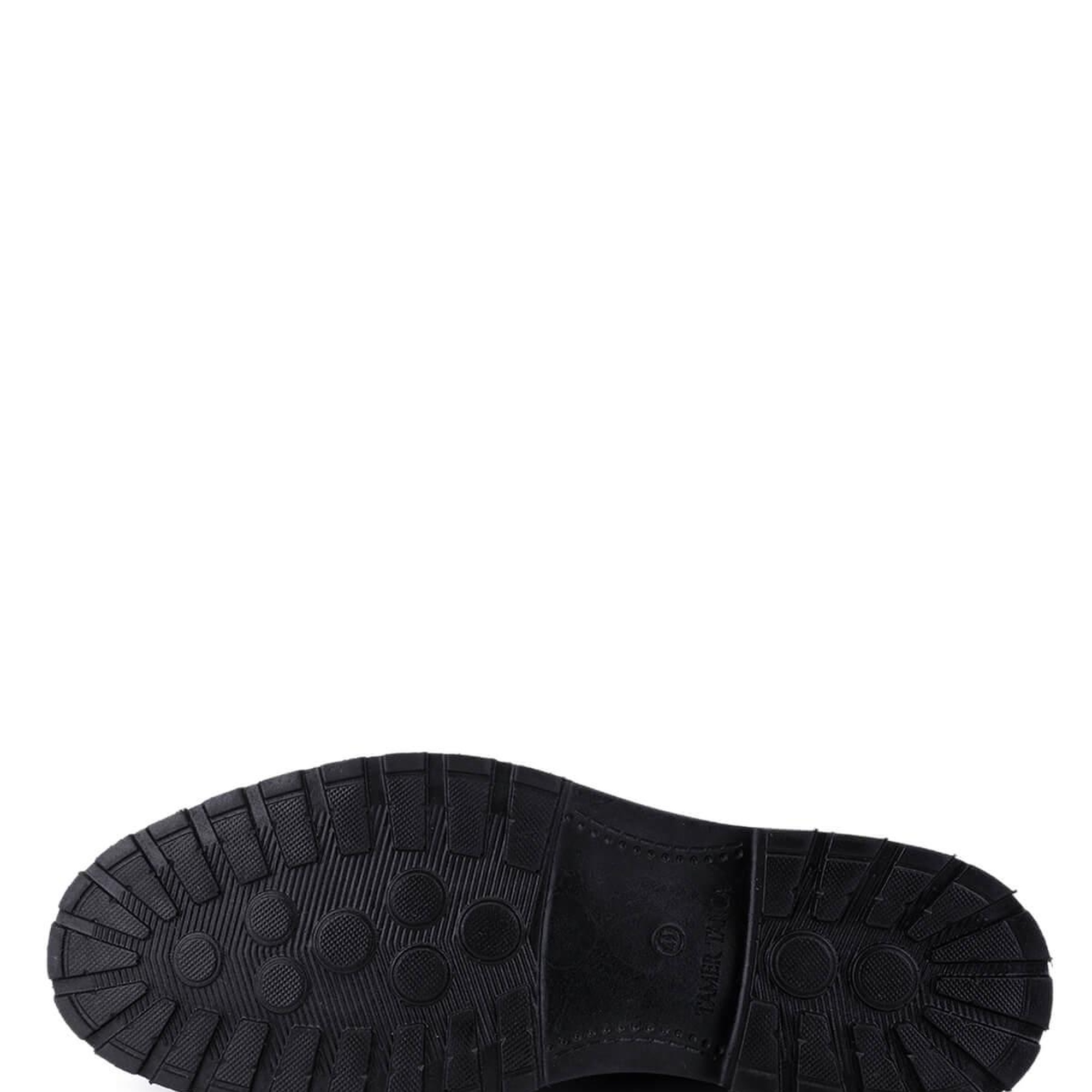 Tamer Tanca Erkek Hakiki Deri Siyah Casual Ayakkabı