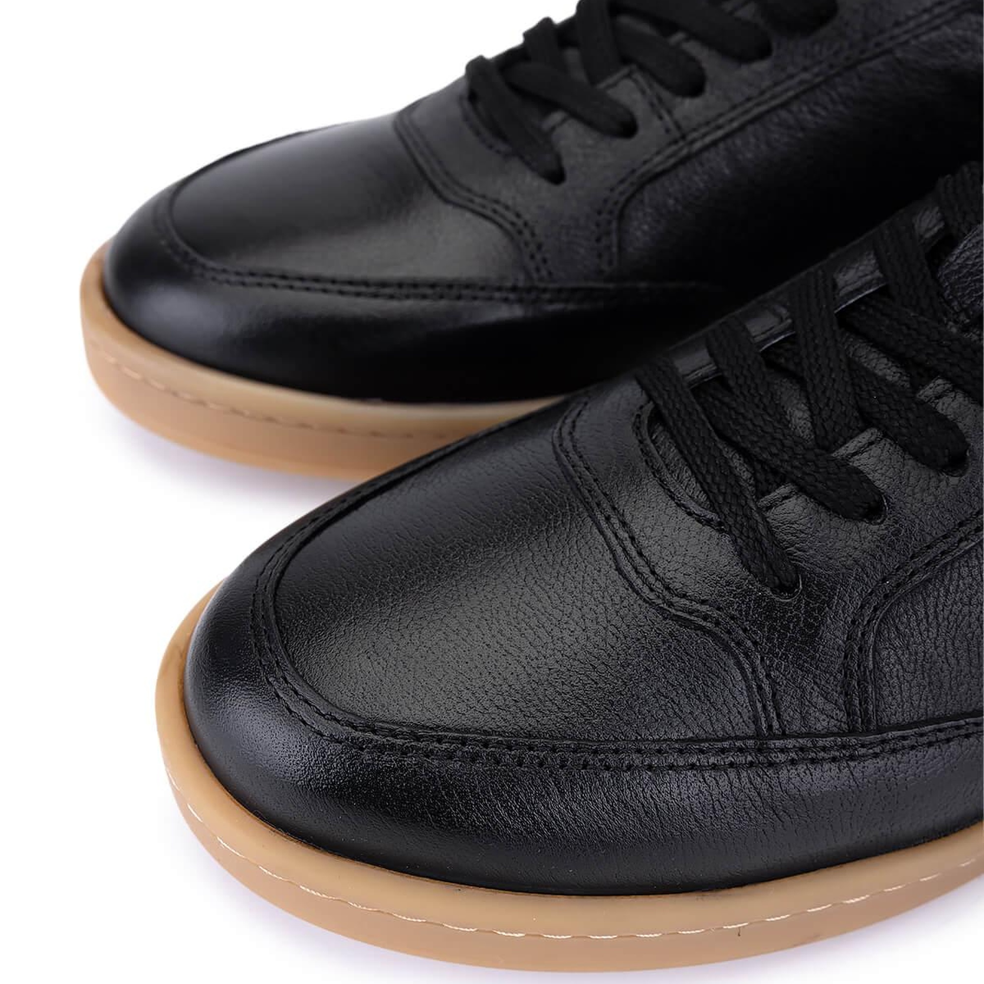 Tamer Tanca Erkek Hakiki Deri Siyah Casual Ayakkabı