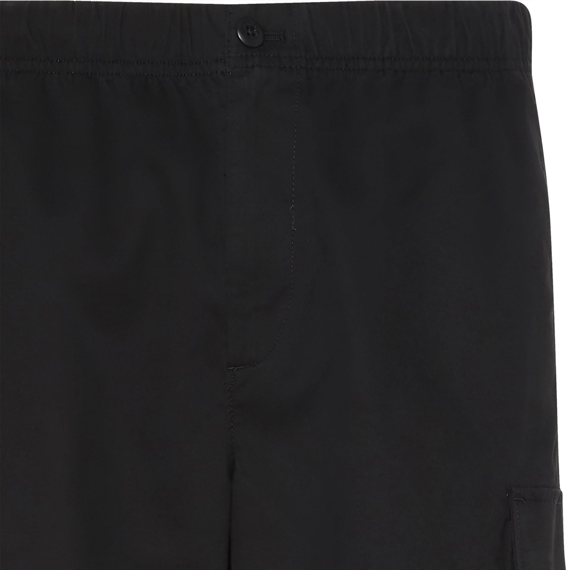 Calvin Klein Cotton Pull On Straight Cargo Erkek Siyah Pantolon