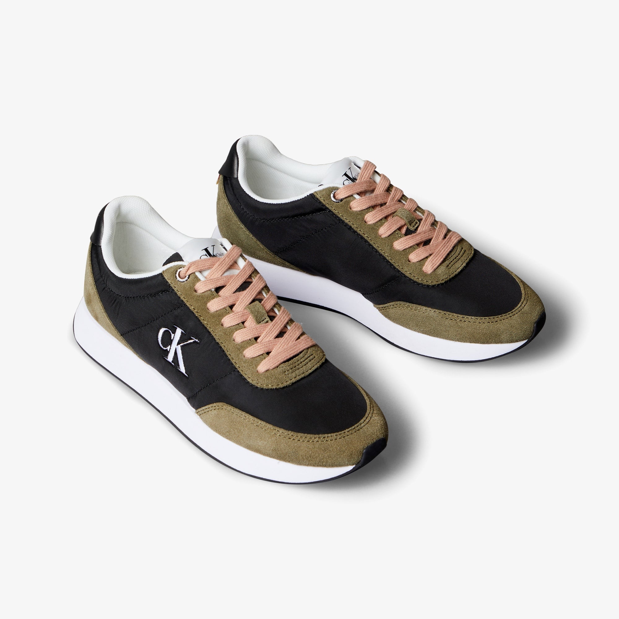 Calvin Klein Retro Runner Lace Up  Kadın Siyah Sneaker