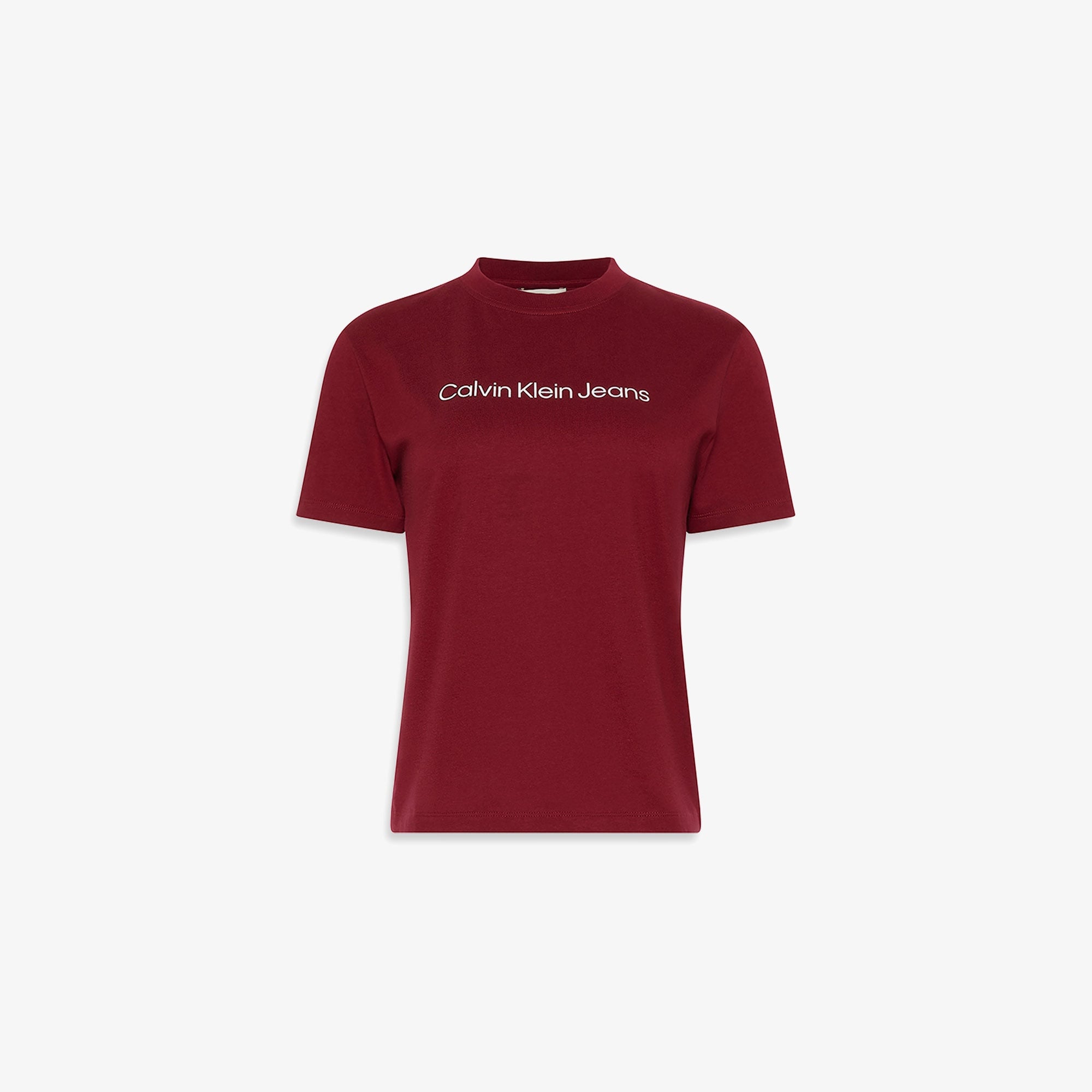 Calvin Klein Logo Classic   Kadın Kırmızı T-Shirt