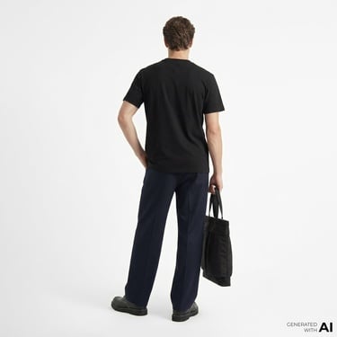  FashFed F İkonlu Unisex Siyah T-Shirt