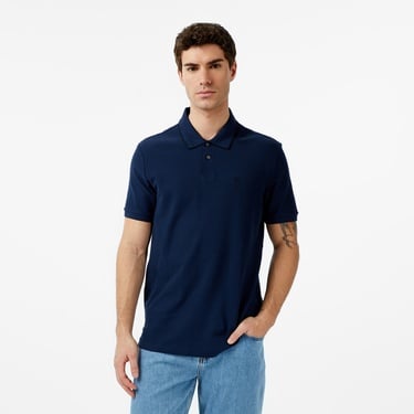  Calvin Klein Refined Pique Tipped Classic Erkek Mavi Polo