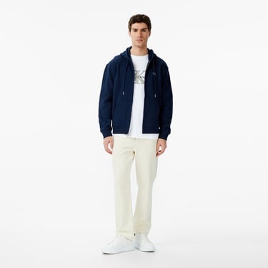  Calvin Klein Terry Monogram Erkek Mavi Sweatshirt
