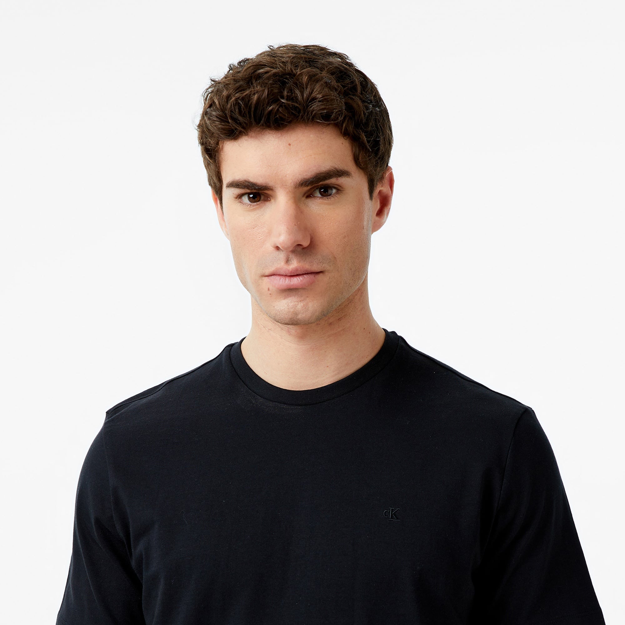 Calvin Klein Classic Monogram 2'li Erkek Renkli T-Shirt