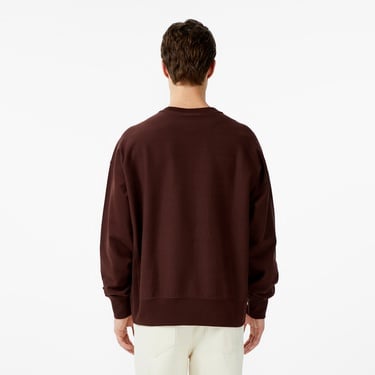  Calvin Klein Premium Terry Monologo Erkek Kahverengi Sweatshirt
