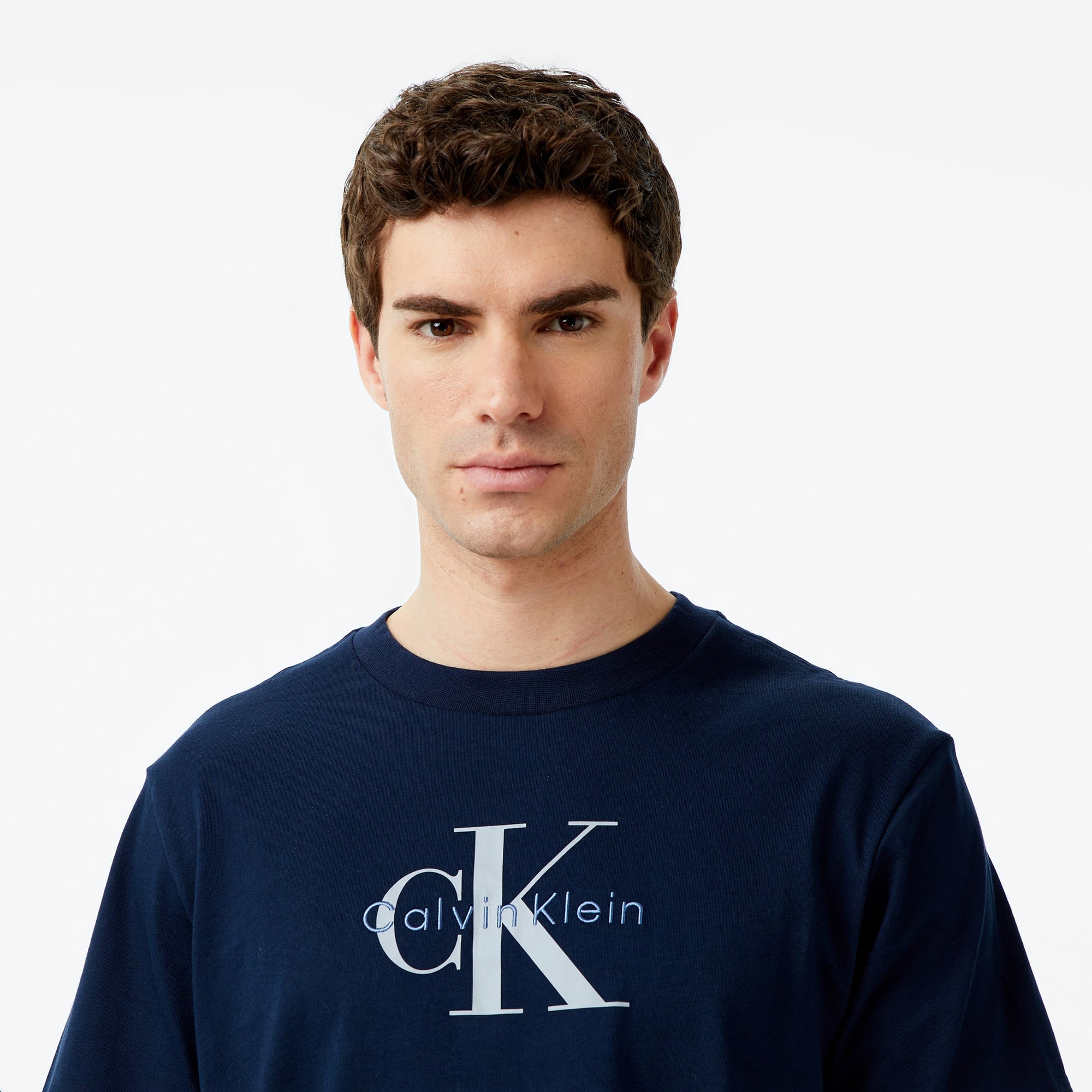 Calvin Klein Hero Monologo 20S Erkek Mavi T-Shirt
