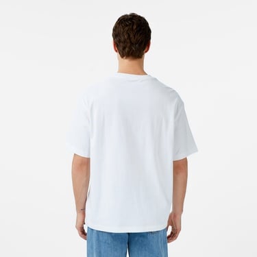  Calvin Klein Relaxed Fit Graphic  Erkek Beyaz T-Shirt
