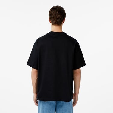  Calvin Klein Relaxed Fit Graphic  Erkek Siyah T-Shirt