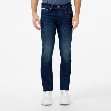  Calvin Klein Slim Vine Street Erkek Mavi Jean