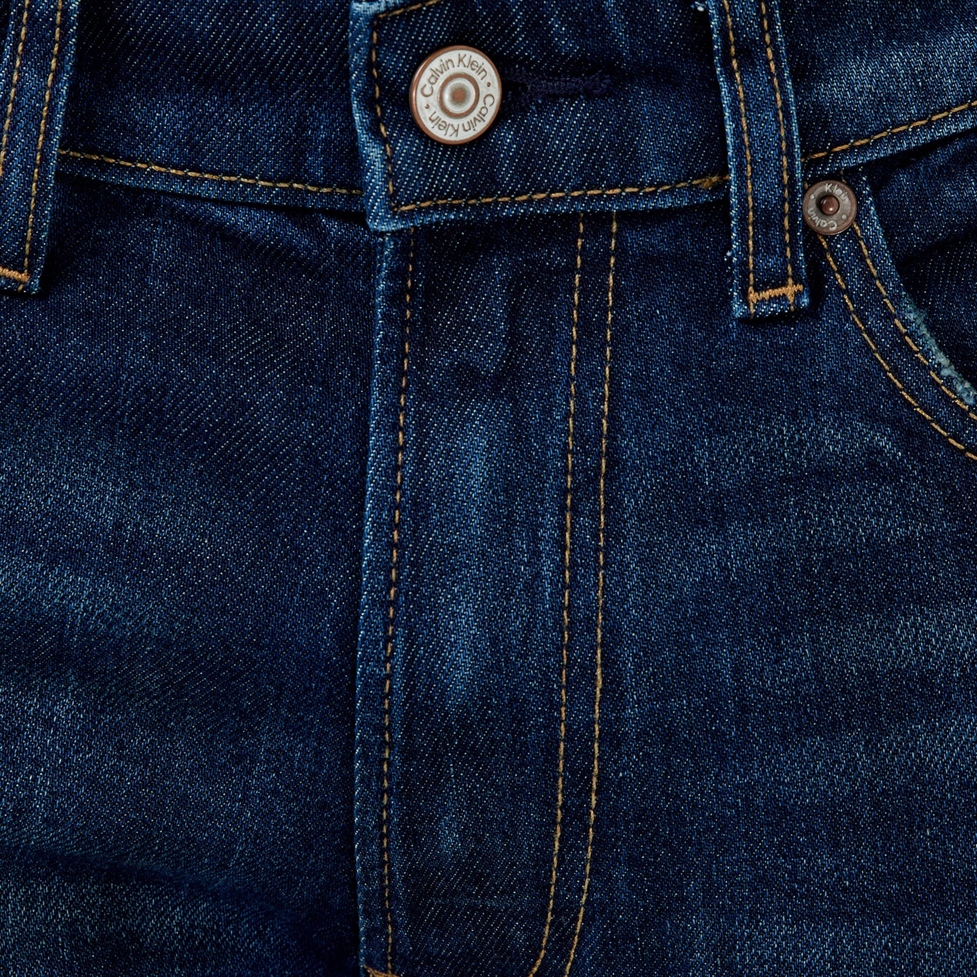 Calvin Klein Slim Vine Street Erkek Mavi Jean