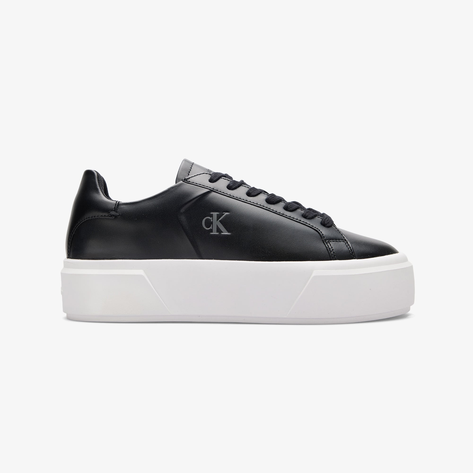 Calvin Klein Flatform Lace Up Kadın Siyah Sneaker