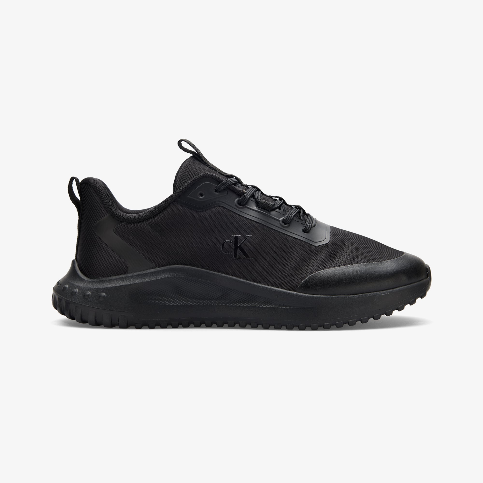  Calvin Klein Eva Runner Lace Up Erkek Siyah Sneaker