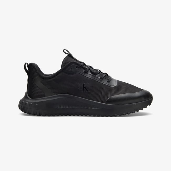  Calvin Klein Eva Runner Lace Up Erkek Siyah Sneaker