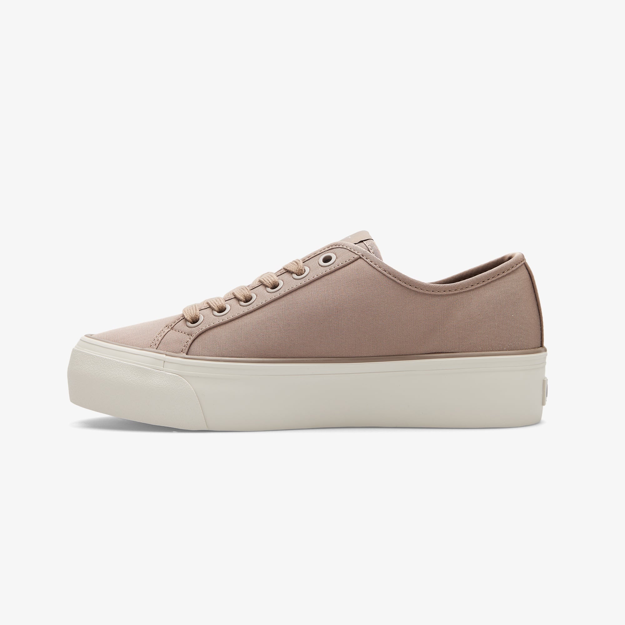 Calvin Klein Vulc Flatform Lace Up Moire Kadın Gri Sneaker