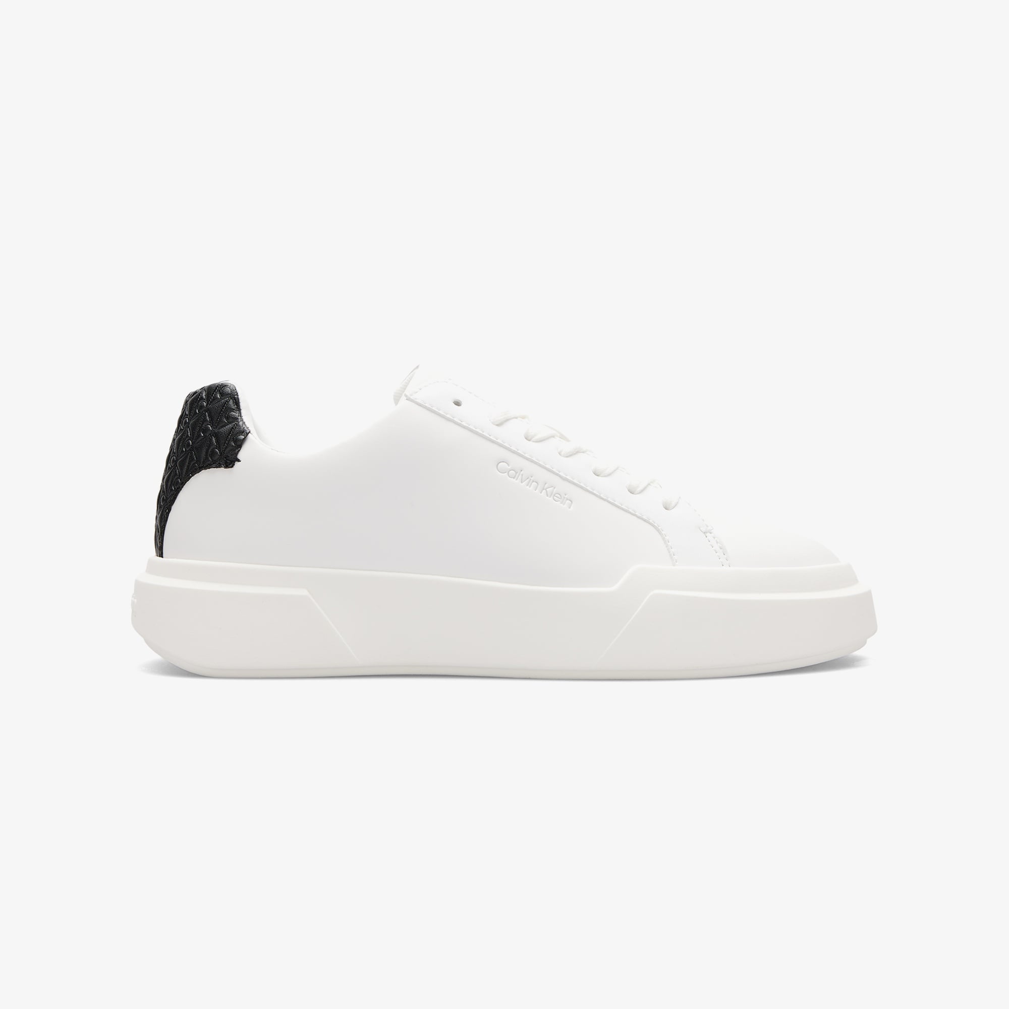 Calvin Klein Chunky Cups Laceup Kadın Beyaz Sneaker