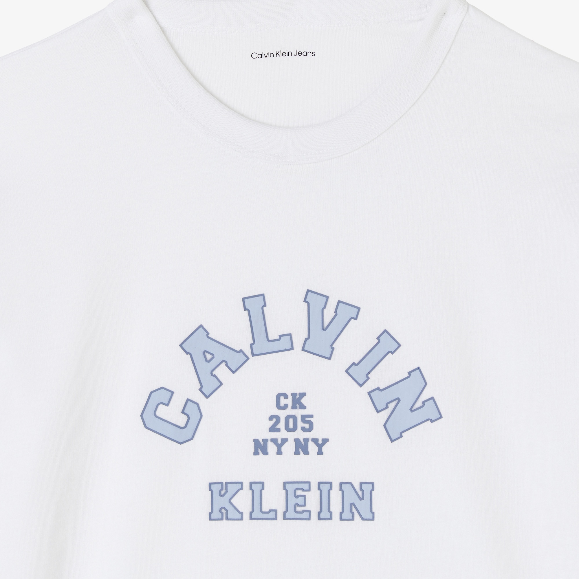Calvin Klein Varsity Graphic Çocuk Beyaz T-Shirt