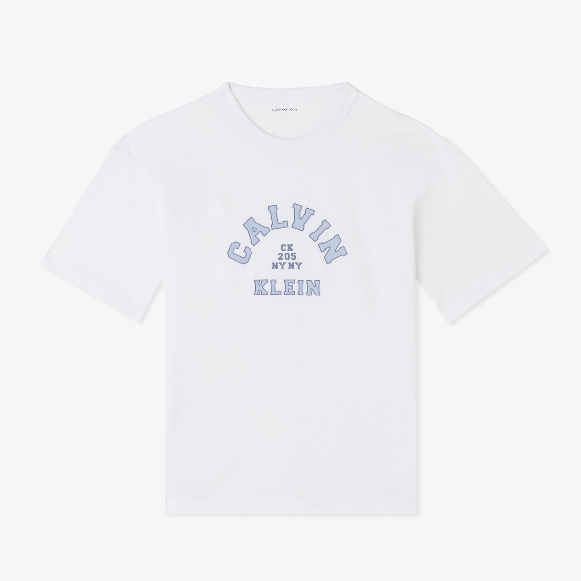  Calvin Klein Varsity Graphic Çocuk Beyaz T-Shirt