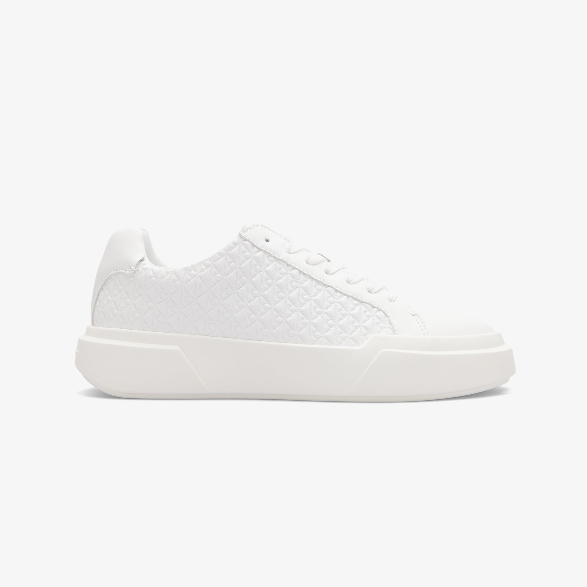 Calvin Klein Chunky Cupsole Laceup Kadın Beyaz Sneaker