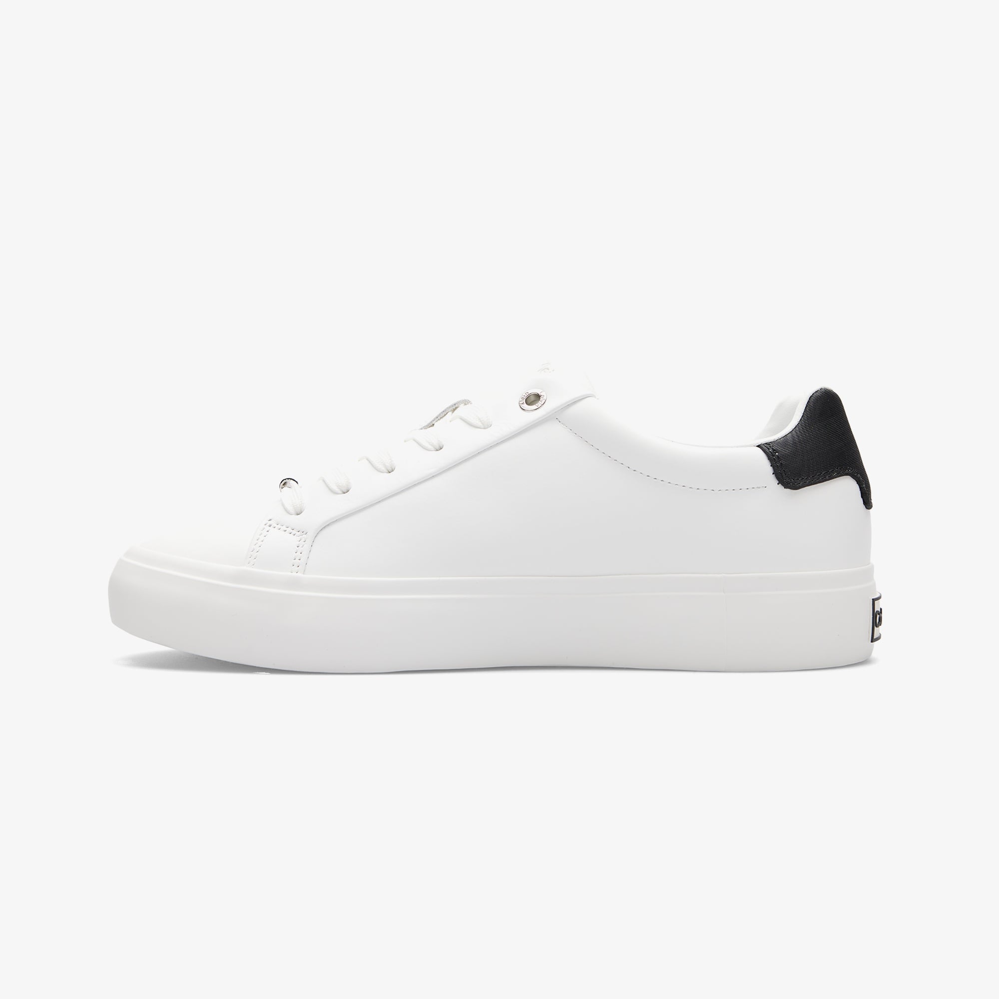 Calvin Klein Vulc Lace Up Moire Kadın Beyaz Sneaker
