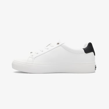  Calvin Klein Vulc Lace Up Moire Kadın Beyaz Sneaker