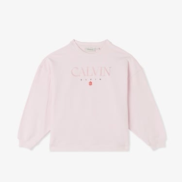  Calvin Klein Multi Color Çocuk Pembe Sweatshirt