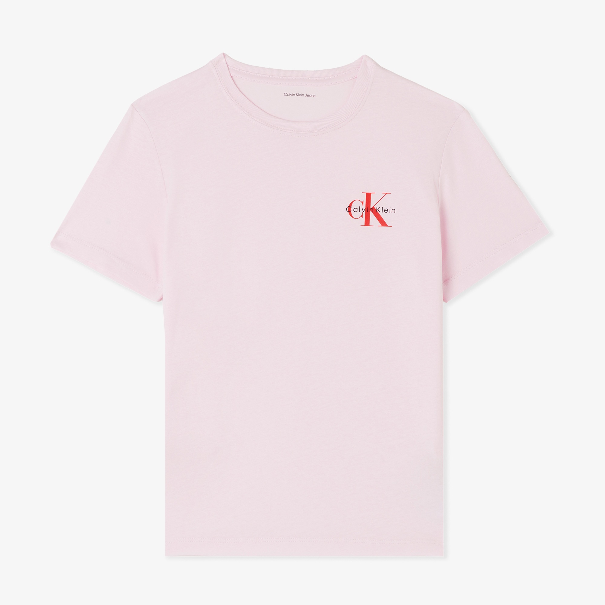 Calvin Klein Chest Monologo Çocuk Pembe T-Shirt