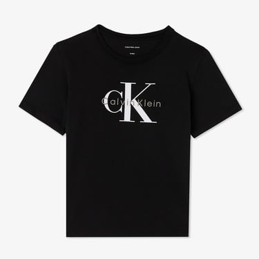  Calvin Klein Monogram Çocuk Siyah T-Shirt