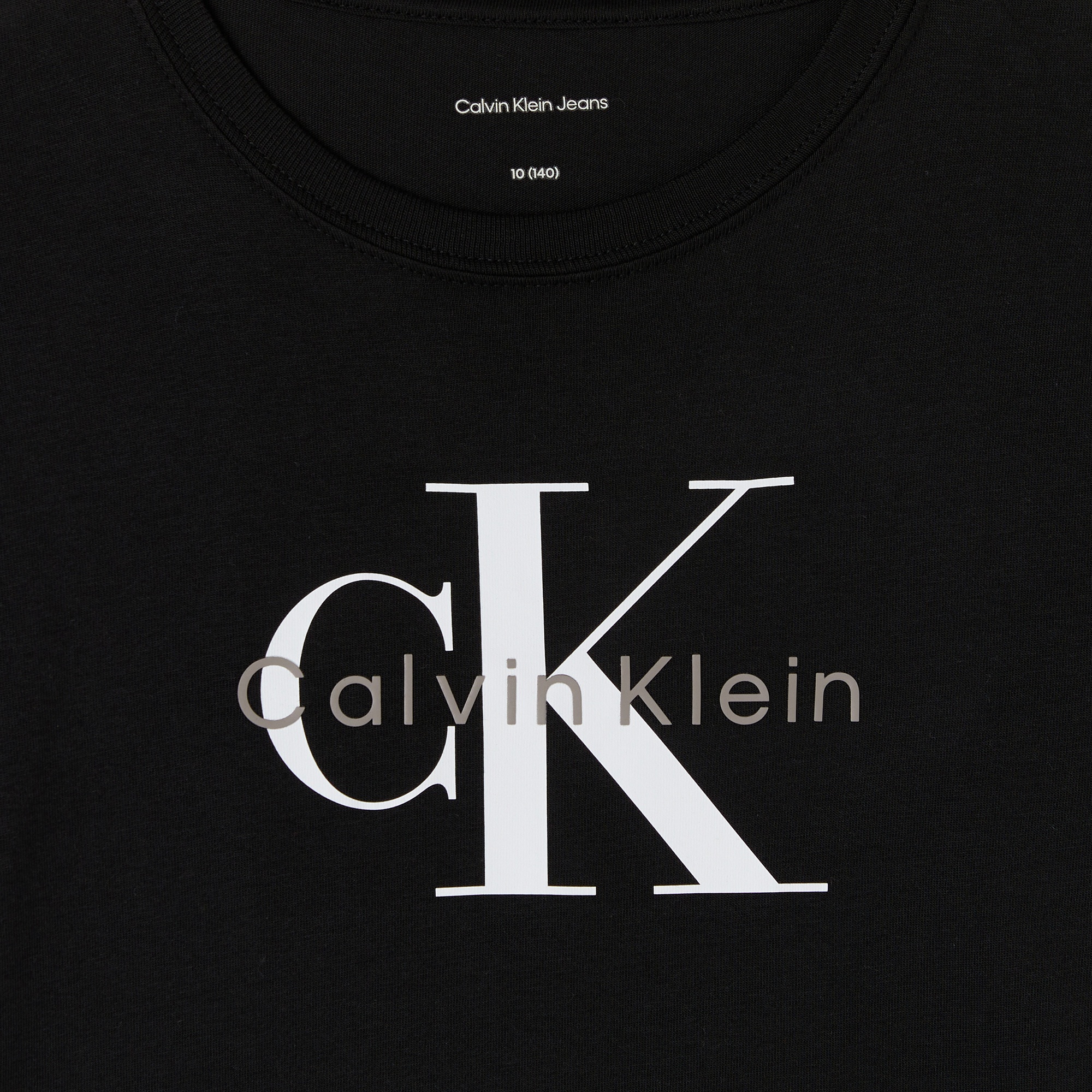 Calvin Klein Monogram Çocuk Siyah T-Shirt