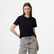 Calvin Klein Classic 20S Logo Grap Kadın Beyaz T-Shirt