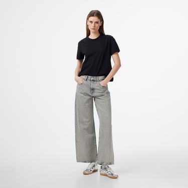  Calvin Klein Classic 20S Logo Grap Kadın Siyah T-Shirt