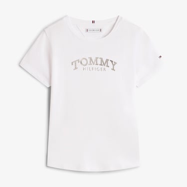  Tommy Hilfiger Tommy Foil Çocuk Beyaz T-Shirt
