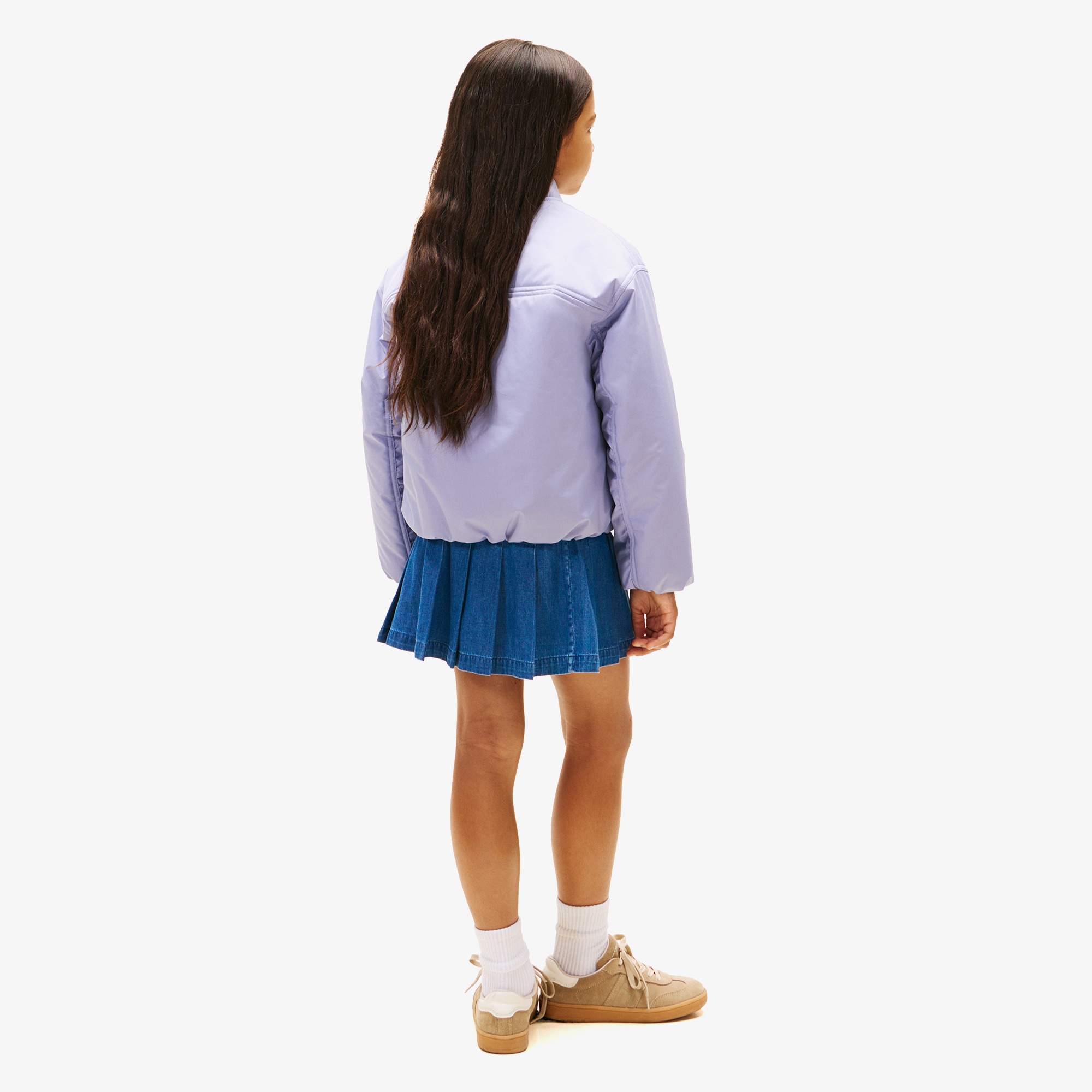 Tommy Hilfiger Padded Bomber Çocuk Mavi Ceket