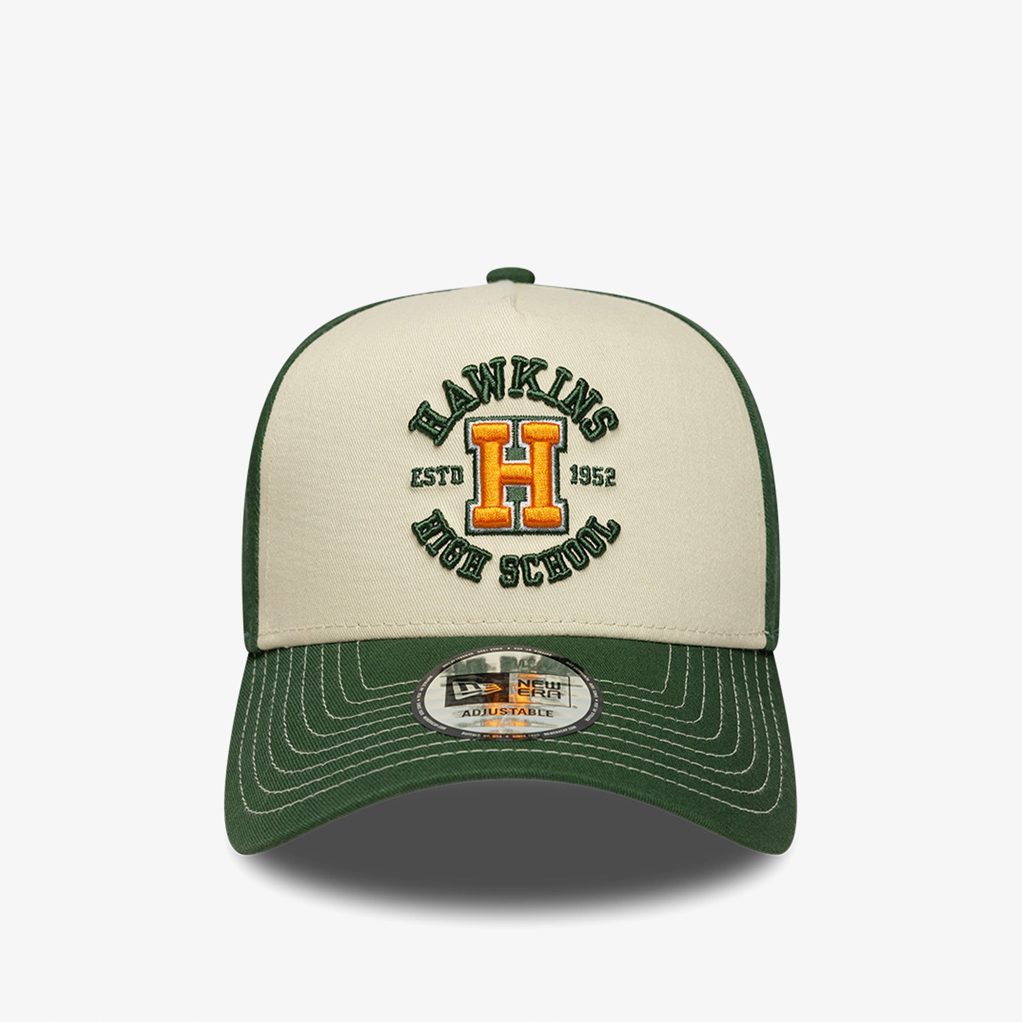 New Era Stranger Things Hawkings High 9Forty Unisex Yeşil Şapka