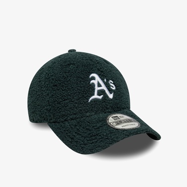  New Era Oakland Athletics MLB Winter Borg Unisex Yeşil Şapka