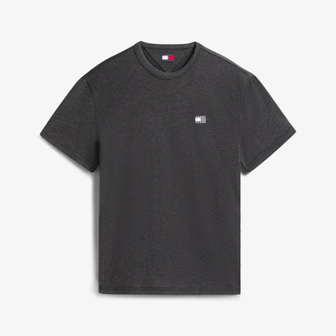  Tommy Hilfiger Regular Badge Erkek Siyah T-Shirt
