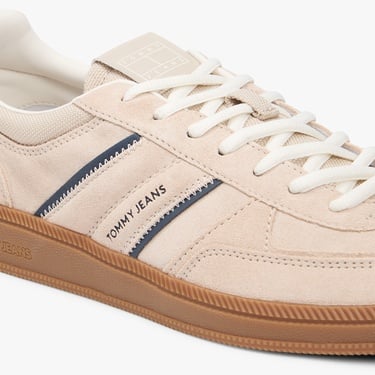  Tommy Hilfiger The Greenwich Edge Suede Erkek Bej Spor Ayakkabı