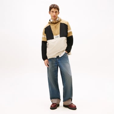  Tommy Hilfiger Light Weight Nylon Anorak Erkek Bej Ceket